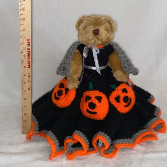 Halloween Bear. Handmade. Crochet - Picture 3 of 5